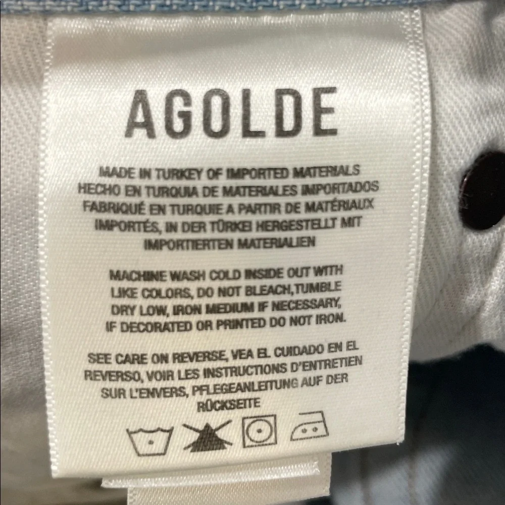 Agolde high rise